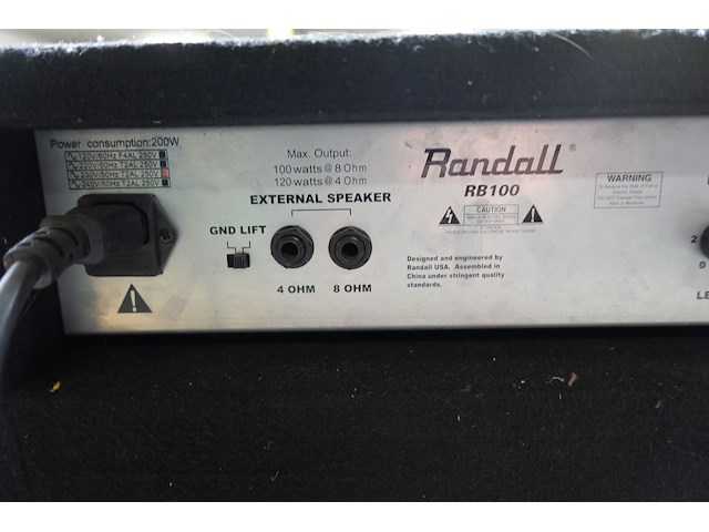 Basversterker randall - afbeelding 7 van  8
