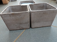 Bat66 geo etr – bloempotjes | 16×16×13 cm | lot van 3 - afbeelding 2 van  4