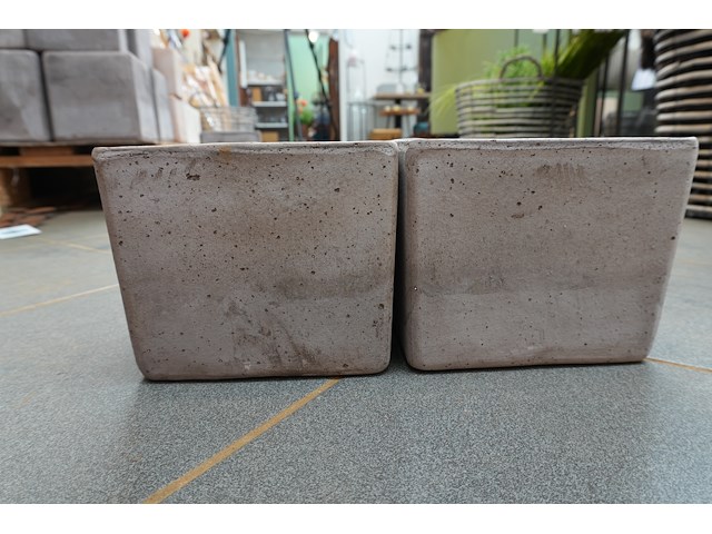Bat66 geo etr – bloempotjes | 16×16×13 cm | lot van 3 - afbeelding 4 van  4