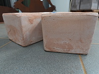 Bat66 geo gal – bloempotjes | 16×16×13 cm | lot van 3 - afbeelding 2 van  3