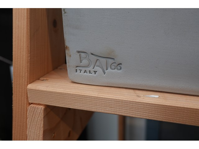 Bat66 italy – bloempot gg lichtgrijs groot | 29×29 cm - afbeelding 4 van  5