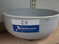 Bat66 italy – pot tino lichtgrijs met afwateringsgat