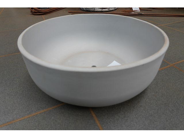 Bat66 italy – pot tino lichtgrijs met afwateringsgat - afbeelding 2 van  5