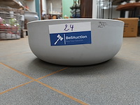 Bat66 italy – pot tino lichtgrijs met afwateringsgat - afbeelding 4 van  5