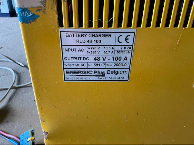 Baterijlader energic plus rld 48-100 batterij - afbeelding 2 van  2