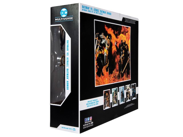 Batman vs azrael - batman armor pack 2 - dc multiverse - mcfarlane toys - 18 cm - afbeelding 4 van  5