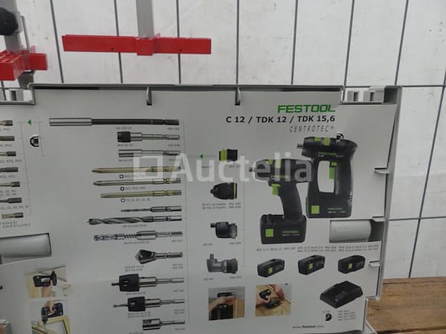 Batterij-aangedreven boormachine festool c12-ce-mh45-set - afbeelding 3 van  5