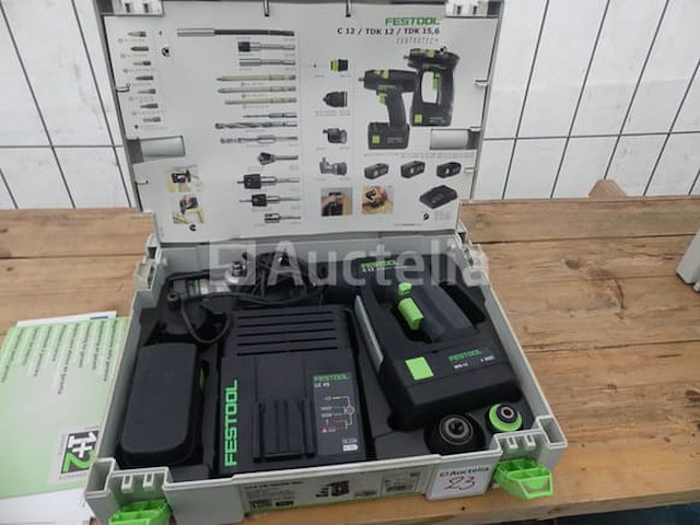 Batterij-aangedreven boormachine festool c12-ce-mh45-set - afbeelding 5 van  5
