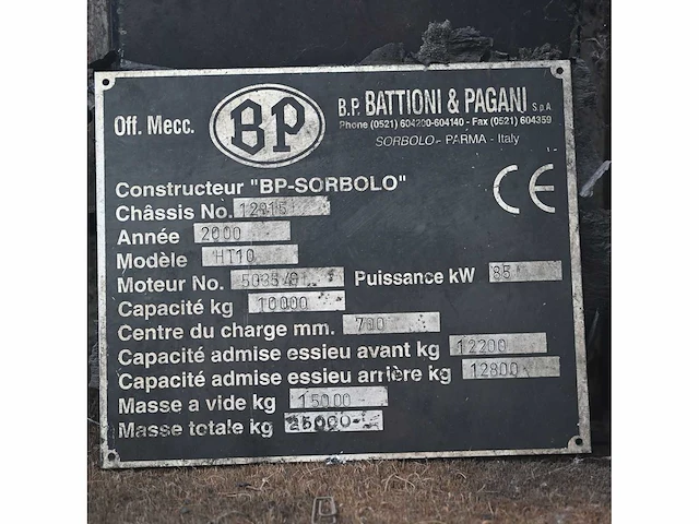 Battioni & pagani - 2000 - ht10 - zijlader - afbeelding 14 van  14