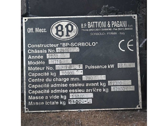 Battioni & pagani - 2000 - ht10 - zijlader - afbeelding 13 van  14