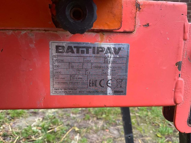 Battipav vip290 tegelsnijapparaat - afbeelding 8 van  8