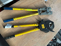 Baudat hc 92 kabelknipper en grote kabelschoen tang - afbeelding 1 van  3