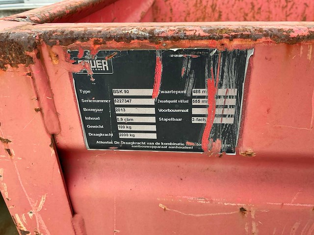 Bauer bsk90 afvalcontainer (2x) - afbeelding 6 van  6