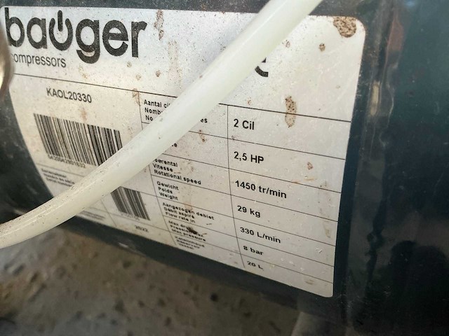 Bauger ka-c-0303 zuiger luchtcompressor - afbeelding 4 van  4
