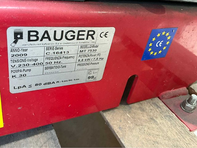 Bauger mt7530 luchtcompressor - afbeelding 1 van  1