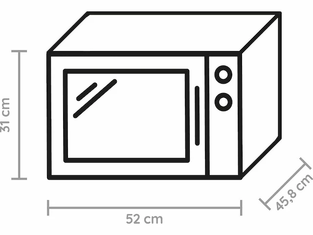 Bauknecht mw 49 bl, magnetron (800 watt, grillfunctie, warme luchtfunctie en stoomfunctie) - afbeelding 7 van  7