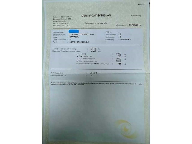 Bavaria - i781 style - lits jumeaux - camping car - afbeelding 5 van  19