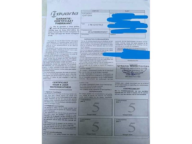 Bavaria - i781 style - lits jumeaux - camping car - afbeelding 21 van  27