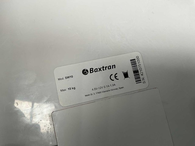 Baxtran sw10 precisieweegschaal - afbeelding 3 van  4