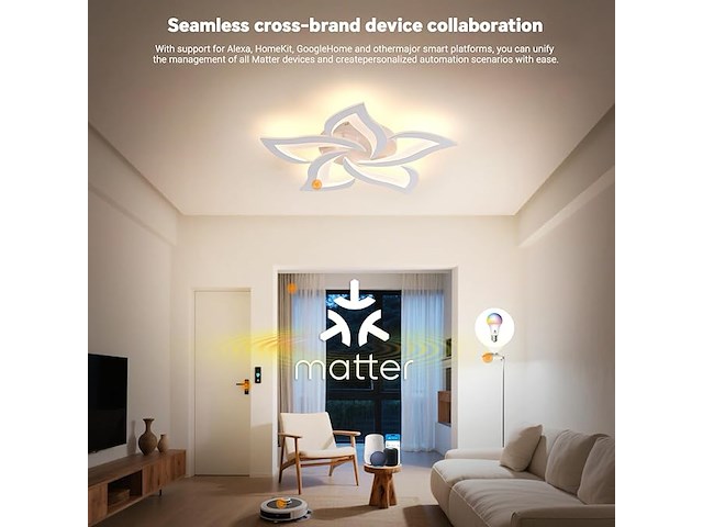 Bayht slimme led-plafondlamp, dimbaar - afbeelding 5 van  6