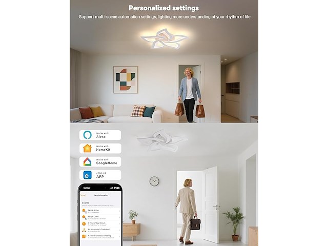 Bayht slimme led-plafondlamp, dimbaar - afbeelding 6 van  6