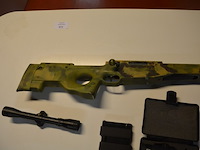 Bb gun met 4 magazijnen, 2 scopes, 1 red dot - afbeelding 5 van  8