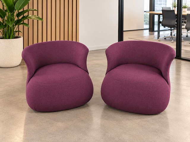 B&b italia - fat sofa - fauteuil (2x) - afbeelding 1 van  7