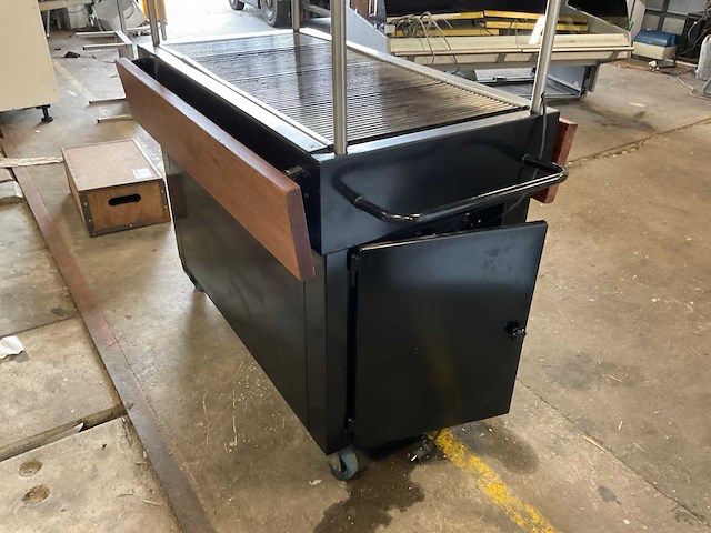 Bbq op gas met afzuiging buis dia 30cm. - afbeelding 3 van  20