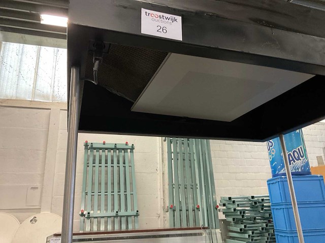 Bbq op gas met afzuiging buis dia 30cm. - afbeelding 4 van  20