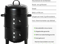 Bbq rookoven - afbeelding 3 van  4