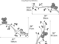 Bdecoll koala boom muurtattoo - afbeelding 3 van  3