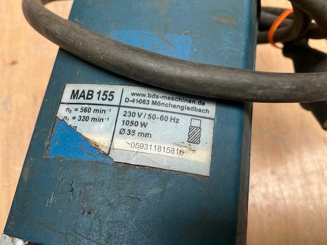 Bds mab 155 magnetische boormachine - afbeelding 3 van  4