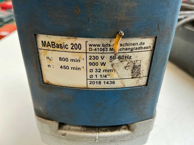 Bds mabasic 200 magnetische boormachine - afbeelding 5 van  7