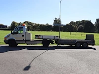 Be combinatie iveco daily 35c13t diesel 125pk 2000 met semi-dieplader