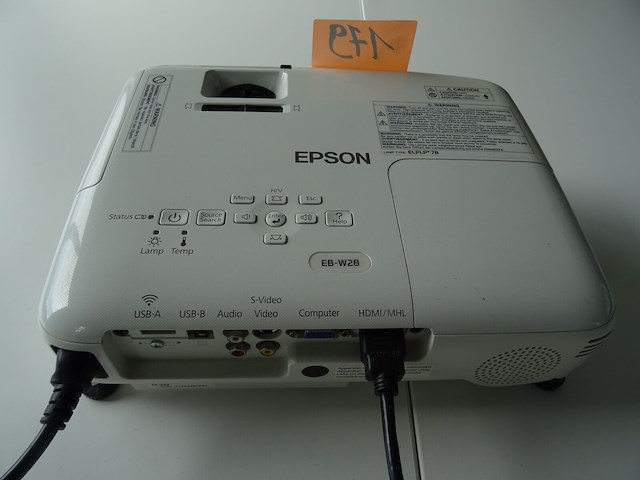 Beamer epson + projectiescherm - afbeelding 3 van  8