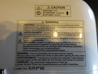 Beamer epson + scherm - afbeelding 7 van  7