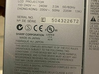 Beamer sharp pg-a20x - afbeelding 2 van  2