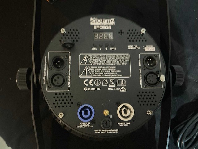 Beamz pro bac508 rgb spotlight - afbeelding 4 van  5