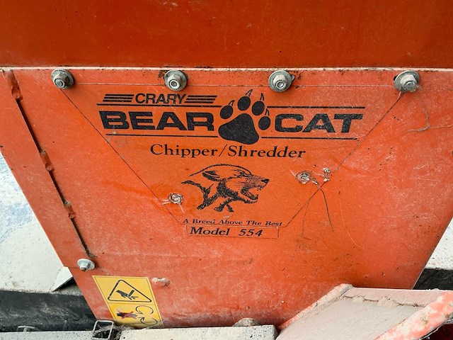 Bearcat model 554 houthakselaar - afbeelding 19 van  19