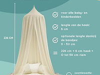 Beartop luifel kinderkamer beige - afbeelding 2 van  4