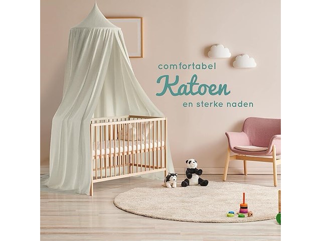 Beartop luifel kinderkamer beige - afbeelding 5 van  5