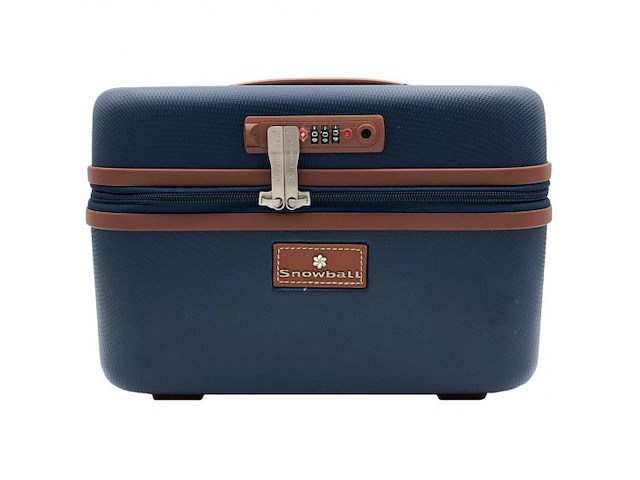 Beautycase - met cijferslot - blauw - afbeelding 3 van  7