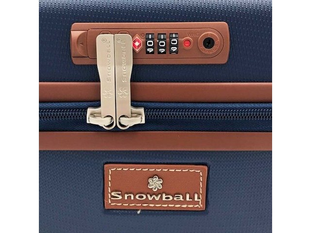 Beautycase - met cijferslot - blauw - afbeelding 2 van  7