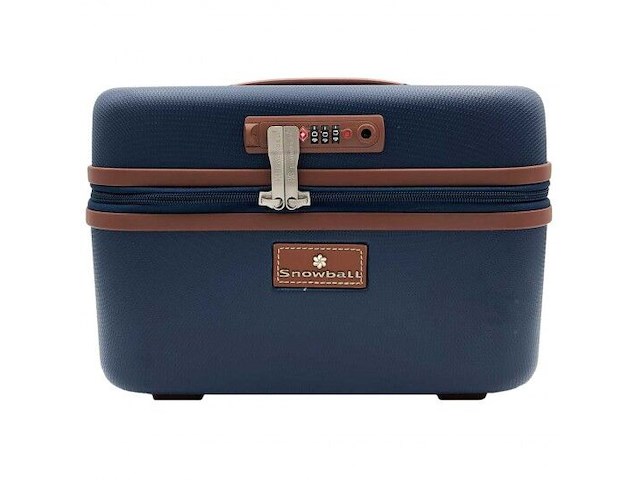 Beautycase - met cijferslot - blauw - afbeelding 3 van  7