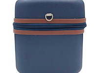 Beautycase - met cijferslot - blauw - afbeelding 7 van  7