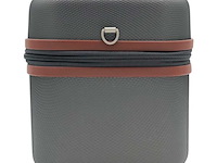 Beautycase - met cijferslot - grijs - afbeelding 5 van  6