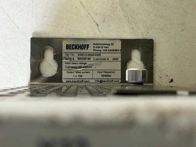 Beckhoff ax5112 digitale servo drive - afbeelding 6 van  7