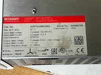Beckhoff ax5112 digitale servo drive - afbeelding 7 van  7