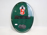Beck's emaille bord - afbeelding 1 van  4