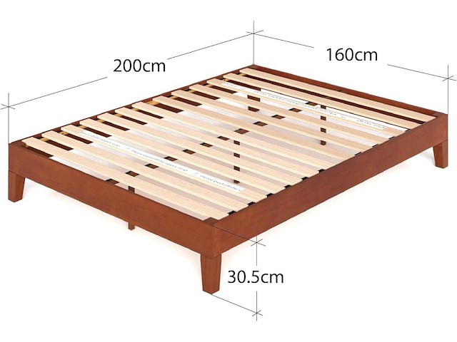 Bed 160 x 200 cm - 30 cm hoog - afbeelding 5 van  11
